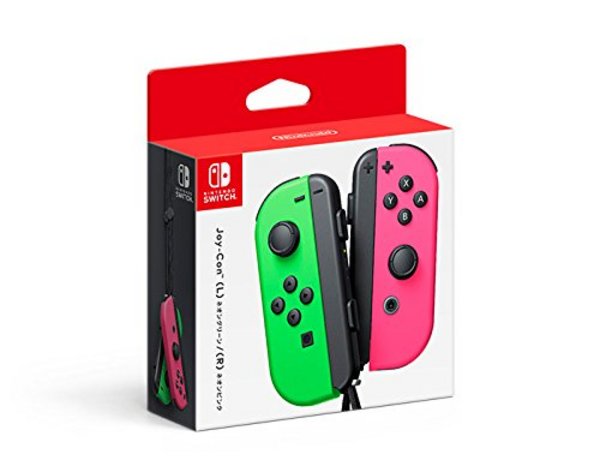 MANDOS JOYCON(SET IZQUIERDA-DERECHA)VERDE-ROSA SWI 2